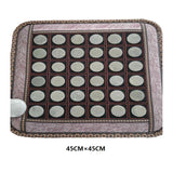 Natural Therapy Healing Jade Germanium Tourmaline Stones Infrared Heating Mat Jade Stone Massage Heating Mat/Pad 45*45CM