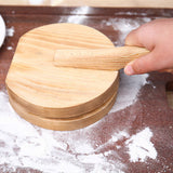 New Food Grade Wooden Tasteless Dumpling Wrapper Mini Dough Presser Dumpling Pressing Tool Household Kitchen Accessories