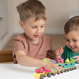 Take Apart Robot Toys 5 In 1 Dinosaur Train Robot Toys For Kids Building Toys Vehicle Set For KidsBirthday Gift For Preschool