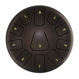 8 Inch Steel Tongue Drum 11 Notes Handpan Drum with Drum Mallet Finger Picks Drum Bag Percussion Instrument for Meditation Yoga