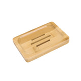 Bamboo Wooden Soap Dish Wood Soap Case Holder for Bathroom Shower Kitchen Scrubber Rectangle & Deep Wooden