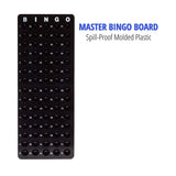 Deluxe Bingo Game Set With 6 Inch Bingo Cage, Bingo Master Board,75 Colored Balls , 50 Bingo Cards, And 300 Bingo Chips