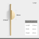1Pc Modern Zinc Alloy Black/Golden/Gray Long Handle Cabinet Drawer kitchen Cupboard Handle Furniture Pulls Hardware Colorfast