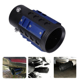 Universal Tail Throat Aluminum Rear Exhaust Tip Refit Tailpipe Industrial Style Suitable for 38mm-63mm Pipes Car Modification