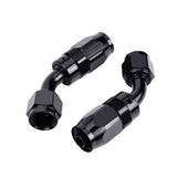 16ft Fule hose line AN6 0/45/90/180 Degree Aluminum Swivel End AN fitting + 5M PTFE Fuel Hose Line Oil Cooler Hose Adapter Kit