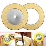 Creative Drafting Circle Tool Stainless Steel Plotting Compass Adjustable Drawing Ruler Round Measurements Tools for Woodworking