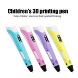 Oled 3D Printing Pen 3D Drawing Printing Doodler Pen For Kid 3D Doodling Printer Pencil Pen With Ole