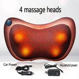 Electric Cervical Spine Massage Pillow Multifunctional Infrared Waist Back Foot Body And Neck Relax Car Home Shiatsu Massager