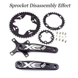 Bicycle Crank Detachable Chainring 8-speed 9-speed Single-disc Bicycle Chainring 24 Speed bmx bike. parts