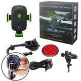 2 in1 Wireless Car Charger with Magnetic Function and Holder Quick Charge Automatic Clamping for Galaxy Z Flip3 5G 13/13 Pro