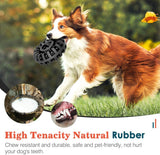 Toy for Durable Natural Rubber Indestructible Dog Toys Treat Dispenser for Power Chewers,Chew Toy for Medium and Large Dog Breed