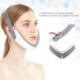 LED Photon Therapy V-Shape Slimming Face Massager Vibration Electric Facial Massage Skin Lifting Tightening Anti-Wrinkles Beauty