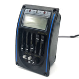 LC-5 5 Bands Acoustic Guitar Pickup EQ Preamp LCD Tuner Piezo Pickup Equalizer System with Microphone