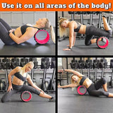 Ultimate Back Roller Set,Myofascial Release Trigger Point Yoga Wheel Foam Roller for relief Back Pain Deep Tissue Massage Sport