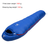 Very Warm White Goose  filled Adult Mummy style  Fit for Winter Thermal 4 kinds of thickness Camping Travel