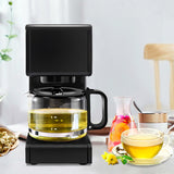 American coffee machine household coffee pot automatic drip type coffee maker mini brewing coffee and tea machine