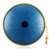 steel Tongue Drum 14 inch 14 tone  Drum Handheld Tank Drum Percussion Instrument Yoga Meditation Beginner Handpan