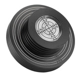 LP Vinyl Record Weight Stabilizer Turntable Disc Clamp with High Accuracy Gradienter 33rpm/45rpm for Turntable/Speaker