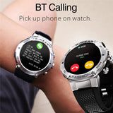Smart Watch Men K28H Bluetooth Call 360MAh Big Battery Custom Faces Music Heart Rate Monitor Sport Smartwatch
