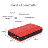 Car Jump Starter Power Bank 20000mAh Portable Starting Charger Battery Booster Pack Car Battery Starter Starting Device