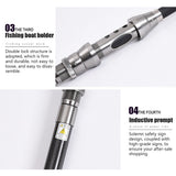 Portable Mini Telescopic Pocket Fish Pen Aluminum Alloy Fishing Rod Pole + Boat Rod Ocean Fishing Rod удочка для рыбалки