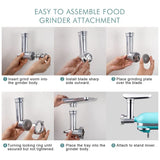 Metal Meat Food Processor Grinder Attachment for Kitchenaid Stand Mixer Meat Grinder Accessories Set