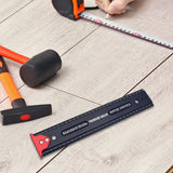 Carpenter Woodworking Scribing Mark Line Ruler Precision Scale Measuring Gauge Multifunction Vertical Ladder Ruler