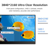 13.3 inch Portable Monitor IPS Screen 3840*2160 Resolution with Integrated Foldable Bracket Wide Compatibility