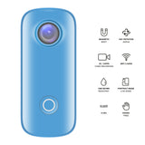 SJCAM C100+ Mini Action Camera 2K 30fps Video Digital Camera H.265 WiFi Connection with Waterproof Case Back Clip Lanyard