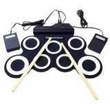 hOT SALE Folding Hand Roll Up Thicken Silicone Kids Electronic Drum Percussion Instrument Music Equipment Accessories Attachment