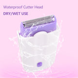 2 In 1 Rechargeable Electric Epilator Women Painless Hair Removal Lady Epilator Device Instant Sensor Light Shaver Dropshipping