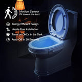 16 color toilet small night light PIR motion sensor toilet light LED bathroom Night light Toilet light is used for bathroom rest
