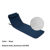 Oxford Cloth Waterproo Beach Mat Outdoor Portable Relax Back Pillow Lounger Folding Seat Cushion Beach Traveling Camping Chair