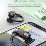 Q2s Wireless Bluetooth-compatible Headset Digital Display Ear-mounted Binaural Waterproof Sports Earphones