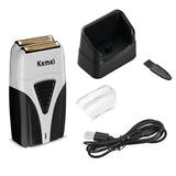 Rechargeable barber shop powerful electric shaver for men beard foil shaving machine stubble electric razor finishing tool fade