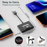 Wireless CarPlay Adapter for IOS for Android Wireless Carplay Dongle WiFi 2.4GHz/5GHz Auto Car Adapter Online Update CarPlay