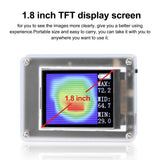 AMG8833_CP 1.8 Inch TFT Display Simple Portable Infrared Thermal Imager Temperature sensors Maximum Minimum Temperature Display