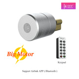 Tuya Zigbee Optional Smart Remote Control Automatic EU Cylinder Lock Airbnk M501 Big Motor Power Fingerprint Password Lock