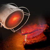 Camping GasTorch Heads High Power Outdoor Portable Burners Heads Charcoal Burning Tool Picnic BBQ Cooking Flamethrower Heads