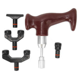 T Shape Deep Tissue Massage Tool Acupoint Physiotherapy Massager Therapeutic Handheld Massager Ergonomic Design Body Relaxation