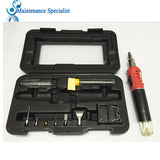 Self-Ignition 10-in-1 Gas Soldering Irons Cordless Welding Torch Kit Tool HS-1115K