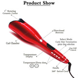 Hair Curler Automatic Curling Iron Electric Ceramic Heating Liquid Crystal Display Rotating Wave Styler Magic Curling Iron Hair
