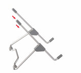 Folding Portable Laptop Stand Viewing Angle Adjustable Aluminum Alloy Bracket Notebook Cooling Holder for MacBook 10-17 inch