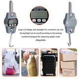 Mini LCD Digital 300kg/600lb Hanging-Scale Portable Industrial Electronic Heavy Duty Weight Steelyard