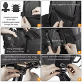 Universal Front Seat Cover Case Storage Bags Tactical Seat Cover For Jeep Wrangler CJ YJ LJ JK JL Storage Bags Molle Pal Po P9E0