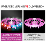 USB Rechargeable Wear Resistant RC Drone LED Light Mini Gift Kids Adults Indoor Outdoor Toy Hand Control UFO Flying Helicopter