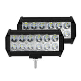KIQUNE 12V 24V LED 36W Bar Offroad Spot Flood Combo LED Light Bar/Work Light For Truck Car SUV 4WD 4x4 Boat ATV LED Headlights