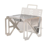 Ultra Light Weight Foldable Building Stove Wood Stove Stainless Steel BBQ Outdoor Camping Picnic Portable Grill