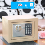 6.4L Steel Digital Safe Box Digital Electronic Password Lock Safe Box Money Security Storage for Home Cash Deposit Jewelry Gun