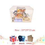 Different Styles of Doll House Furniture Diy Miniature 3D Wooden Miniaturas Dollhouse Toys For Children Birthday Gifts